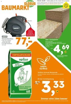 Globus Baumarkt Prospekt (ab 16.06.2025) zum Blättern