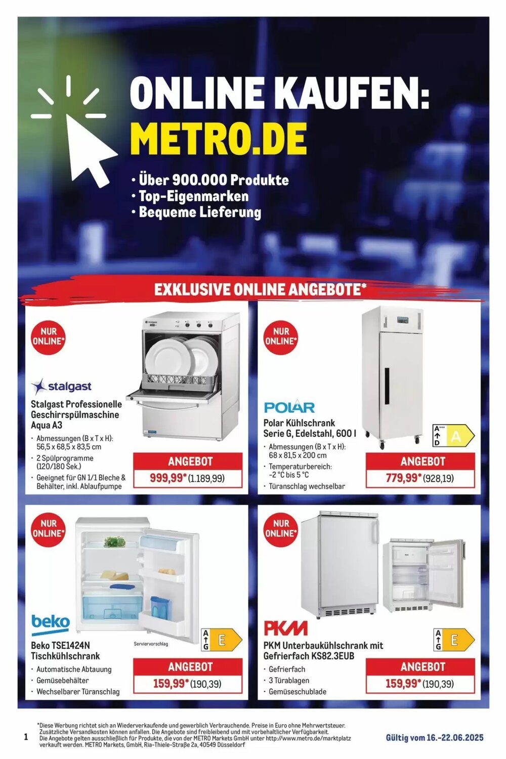 METRO Prospekt (ab 16.06.2025) zum Blättern - Seite 1