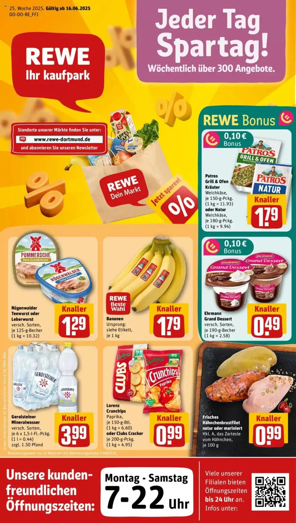 REWE Kaufpark Prospekt (ab 16.06.2025) zum Blättern - Seite 1