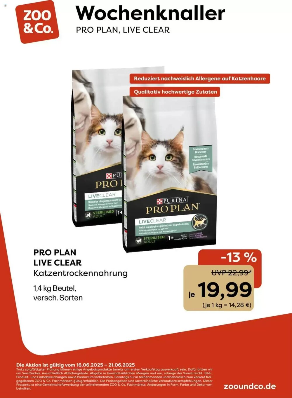 Zoo & Co Prospekt (ab 16.06.2025) zum Blättern - Seite 1