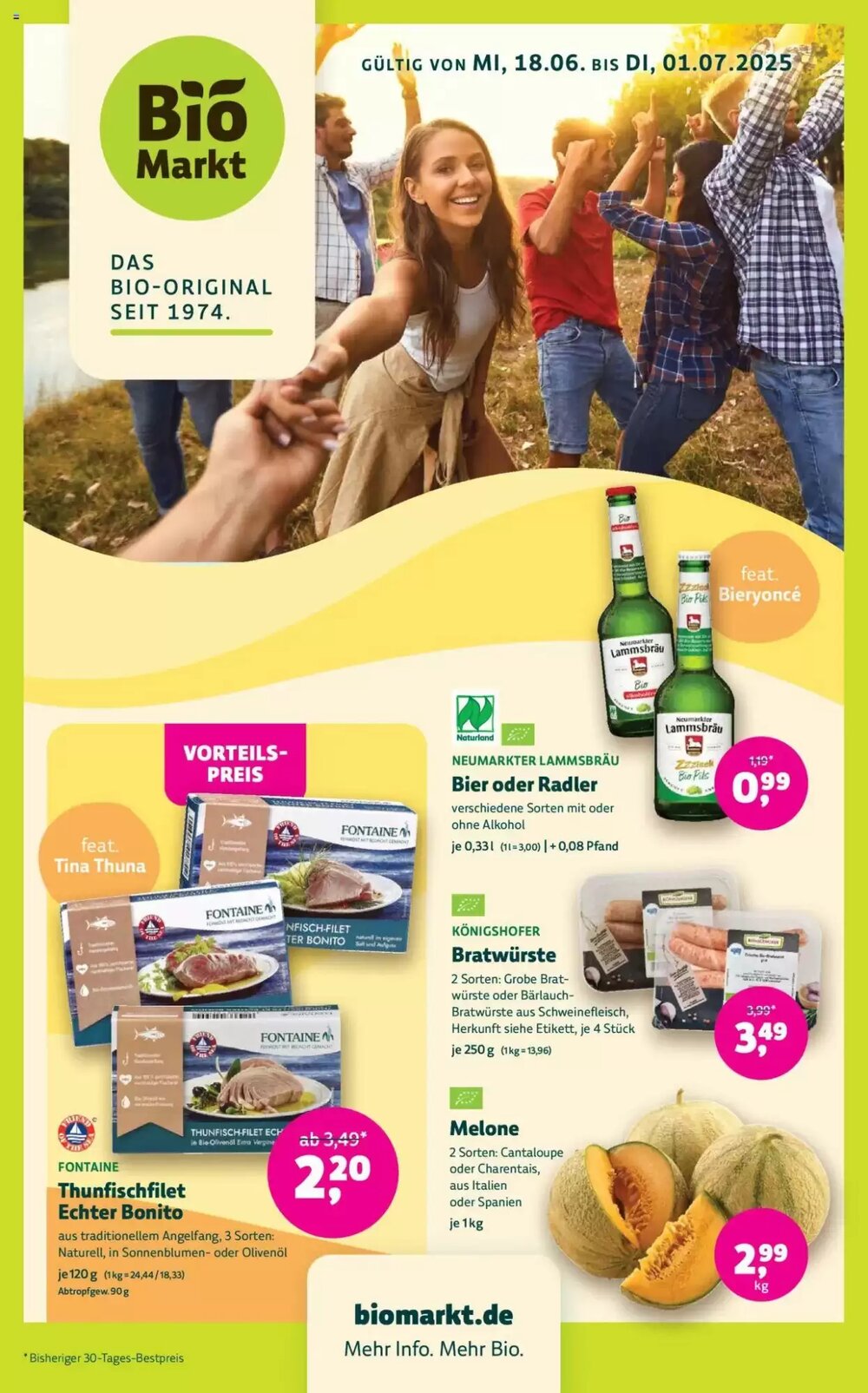 Biomarkt Prospekt (ab 18.06.2025) zum Blättern - Seite 1