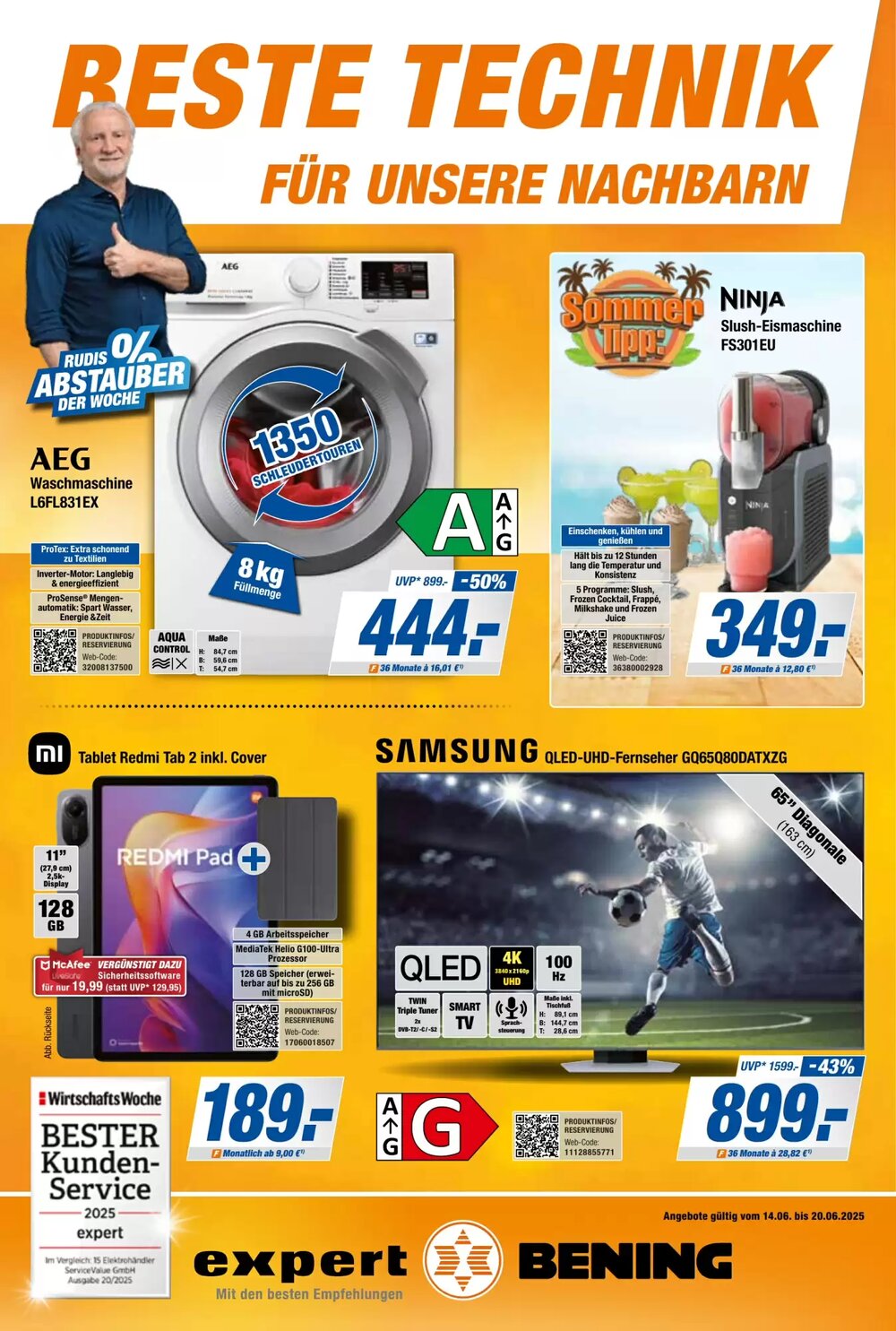 Expert Bening Prospekt (ab 18.06.2025) zum Blättern - Seite 1