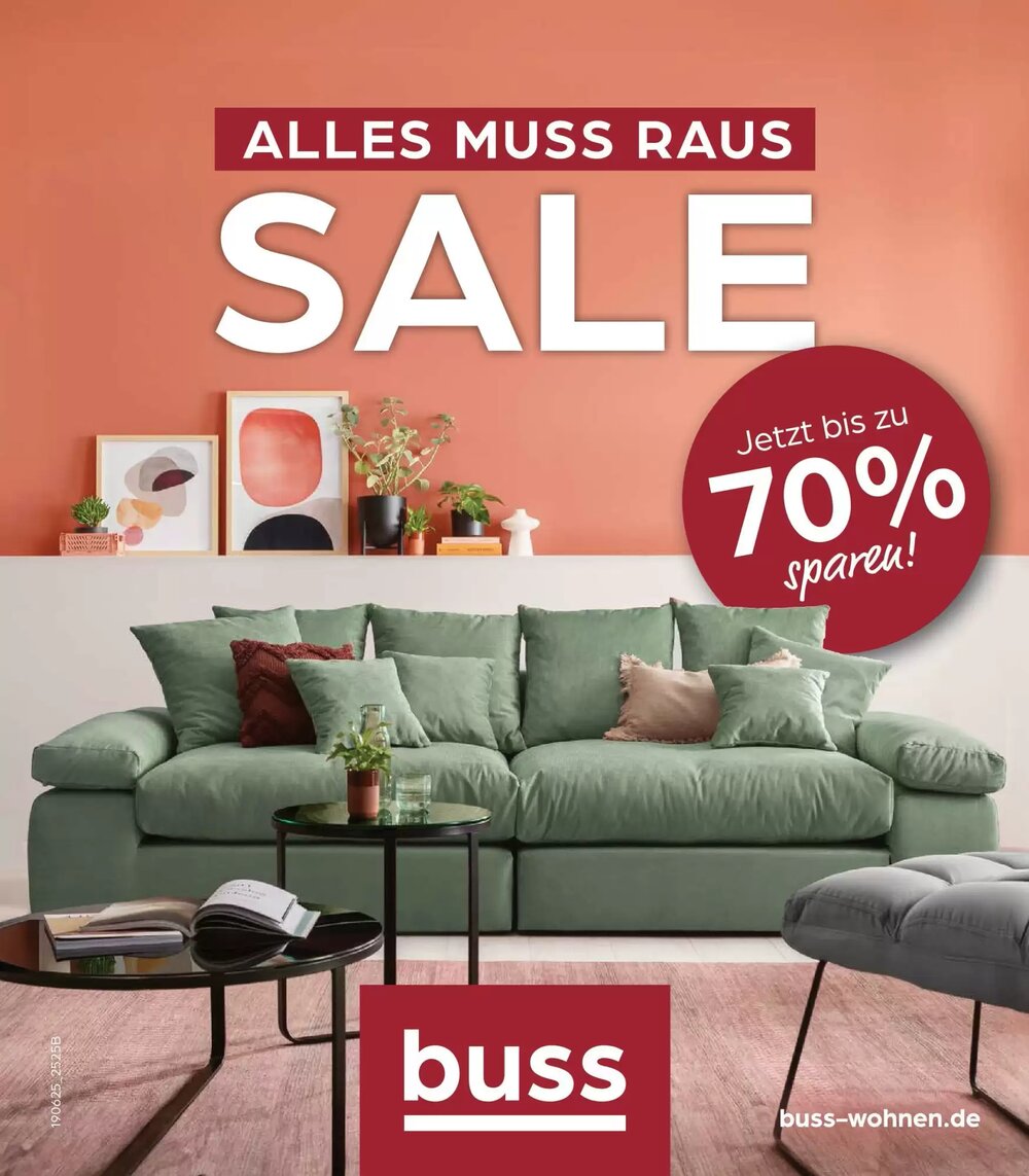 Möbel Buss Prospekt (ab 18.06.2025) zum Blättern - Seite 1