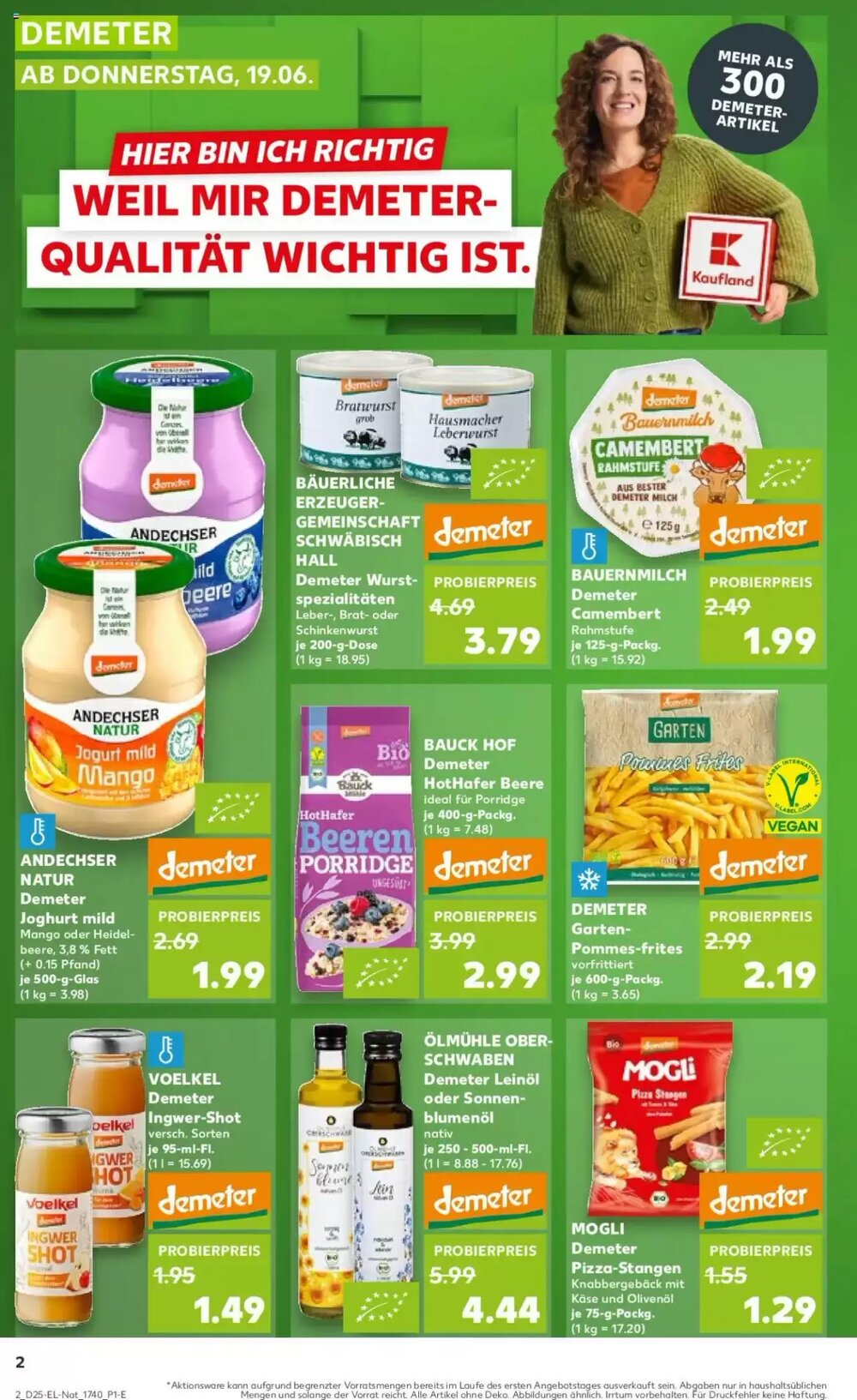 Kaufland Prospekt (ab 19.06.2025) zum Blättern - Seite 2