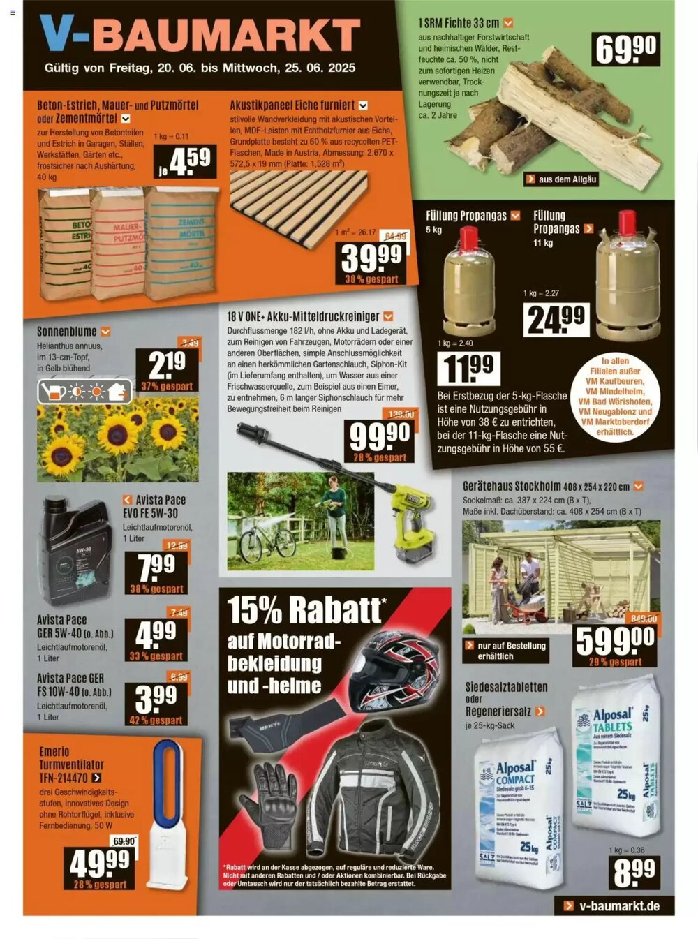 V Baumarkt Prospekt (ab 20.06.2025) zum Blättern - Seite 1