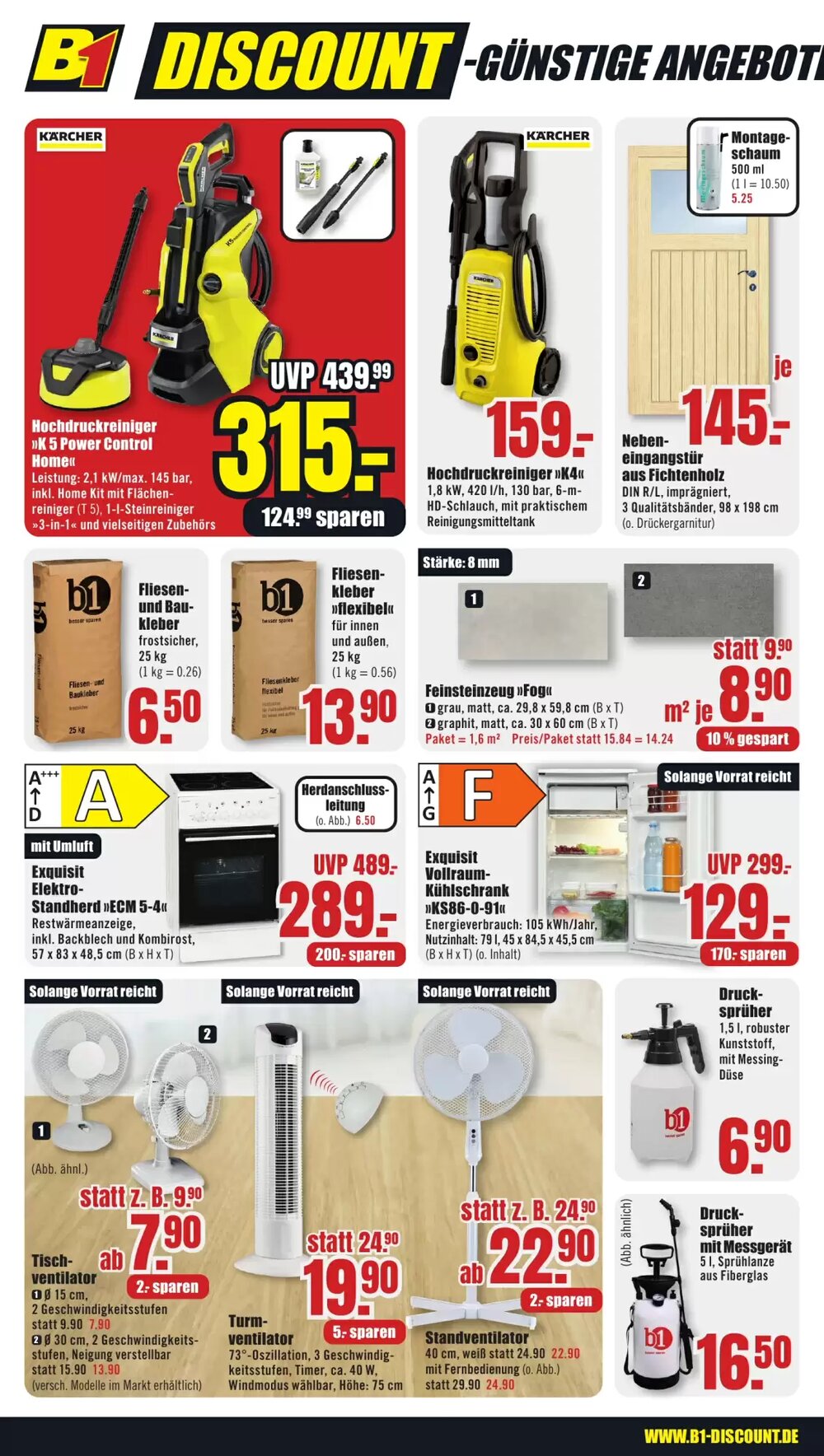 B1 Discount Baumarkt Prospekt (ab 21.06.2025) zum Blättern - Seite 6
