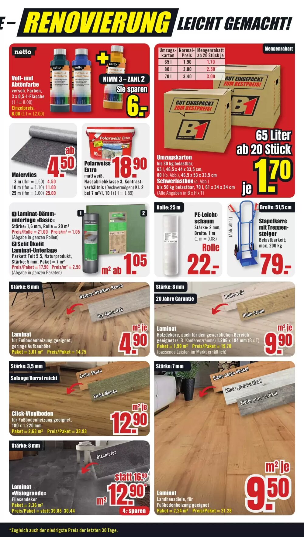 B1 Discount Baumarkt Prospekt (ab 21.06.2025) zum Blättern - Seite 7