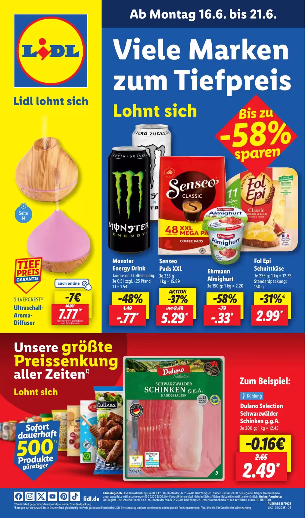Lidl Prospekt (ab 23.06.2025) zum Blättern - Seite 1