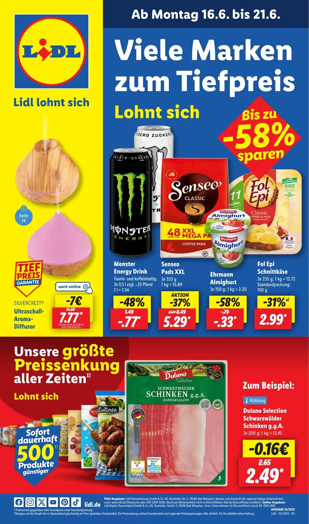 Lidl Prospekt (ab 23.06.2025) zum Blättern - Seite 1