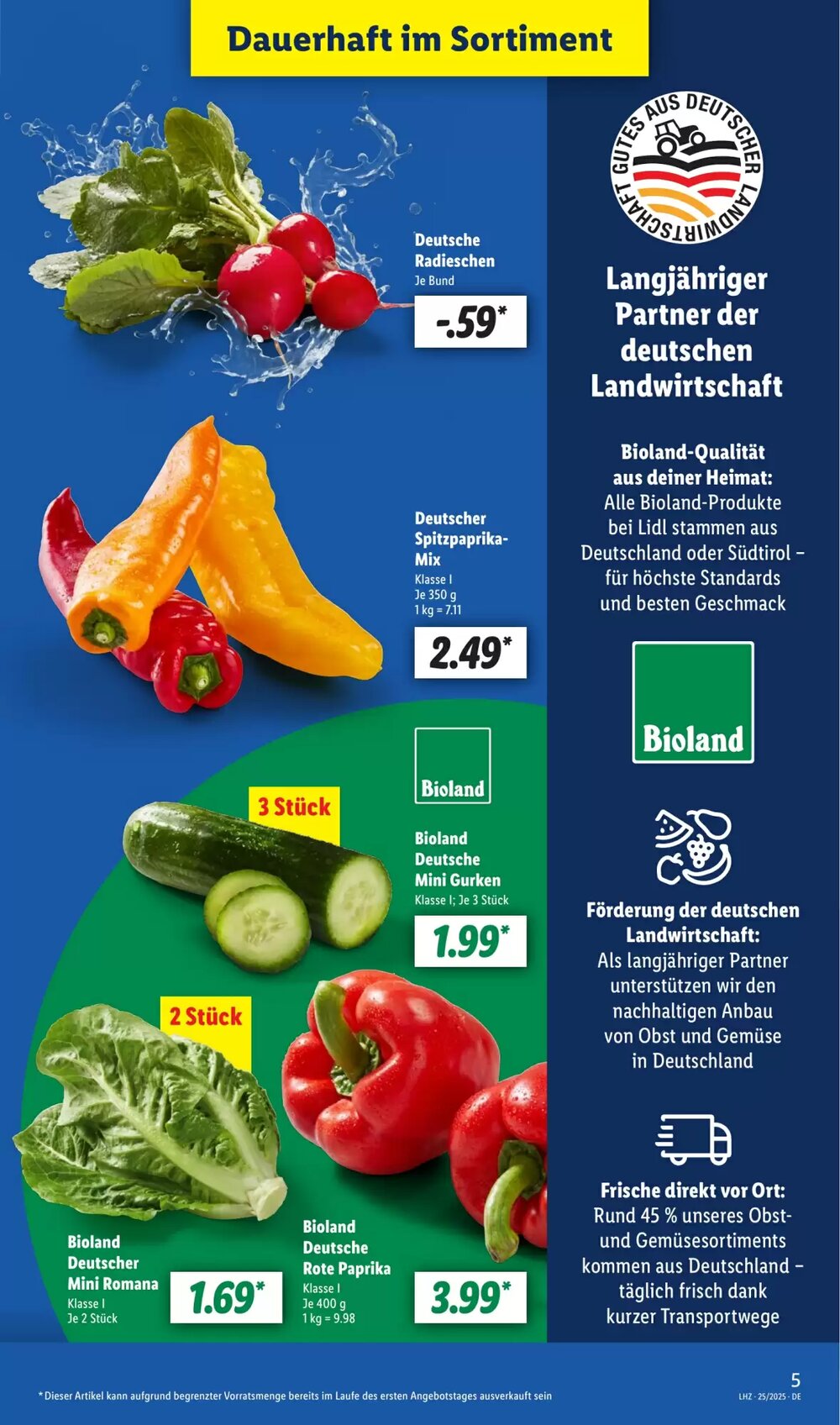 Lidl Prospekt (ab 23.06.2025) zum Blättern - Seite 5
