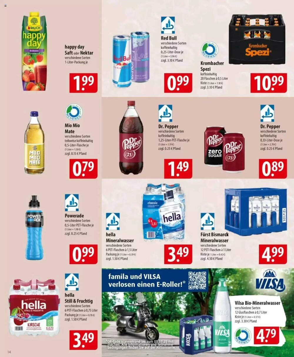 Famila Nord Ost Prospekt (ab 23.06.2025) zum Blättern - Seite 14