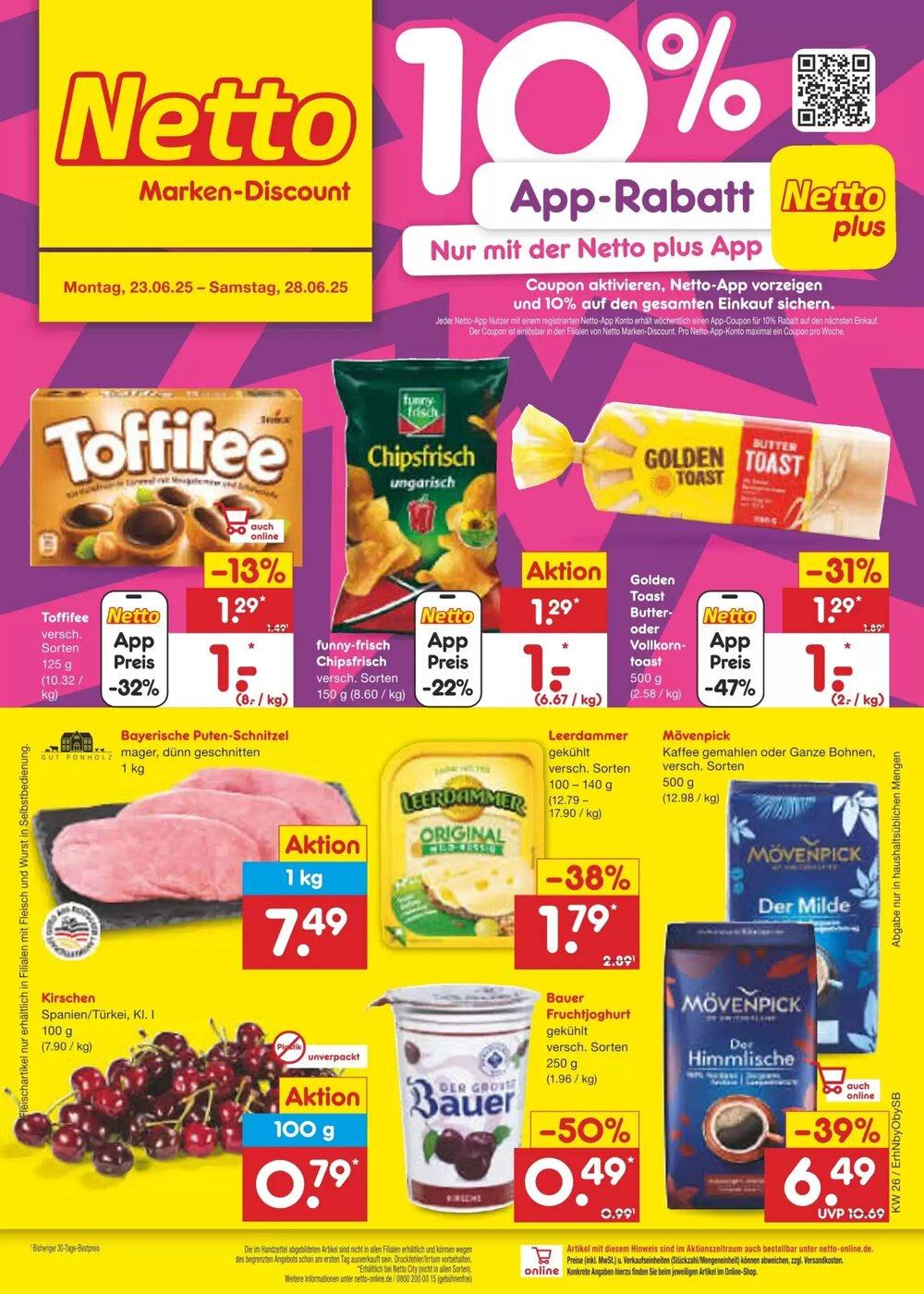 Netto Marken-Discount Prospekt (ab 23.06.2025) zum Blättern - Seite 1
