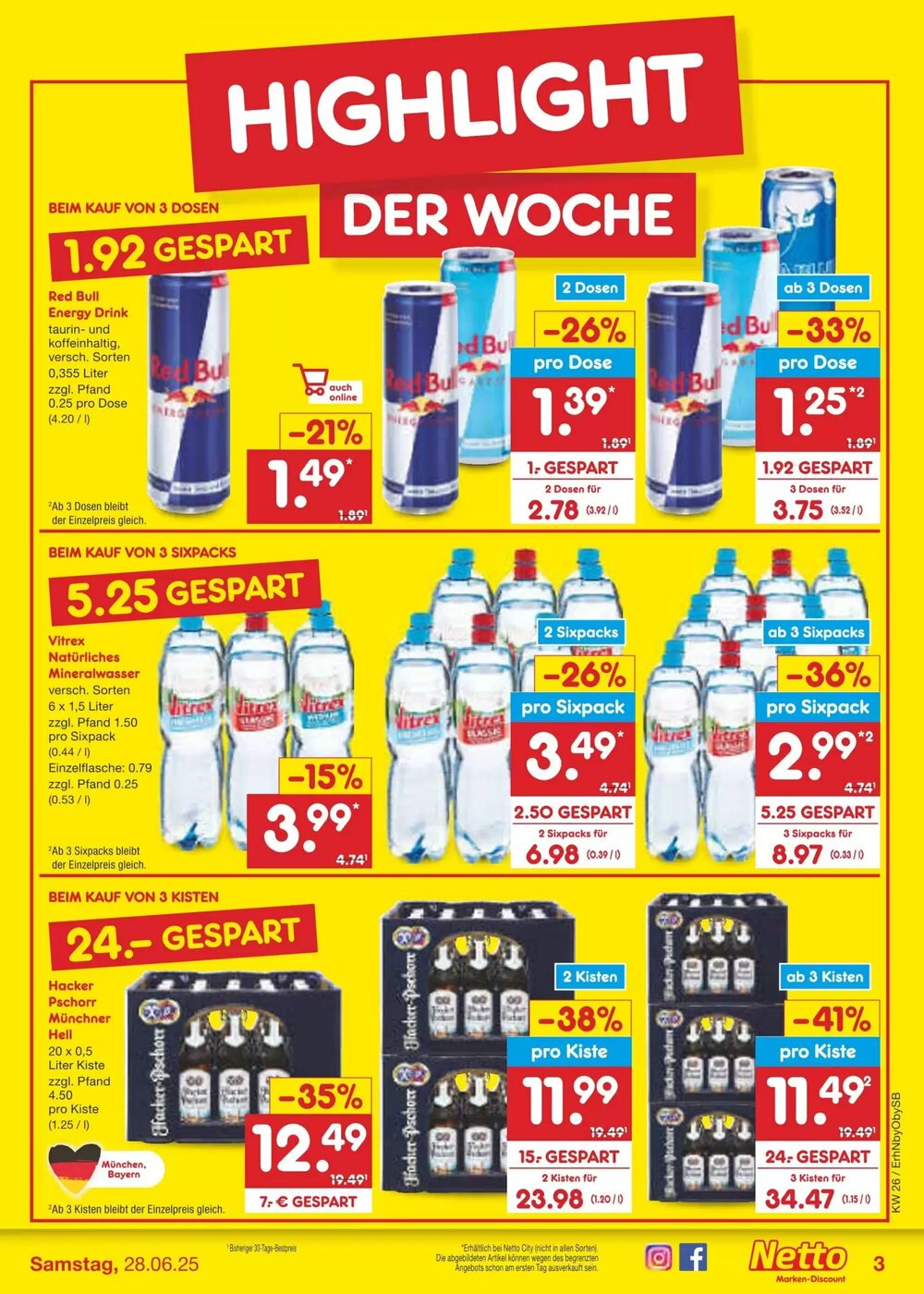 Netto Marken-Discount Prospekt (ab 23.06.2025) zum Blättern - Seite 3