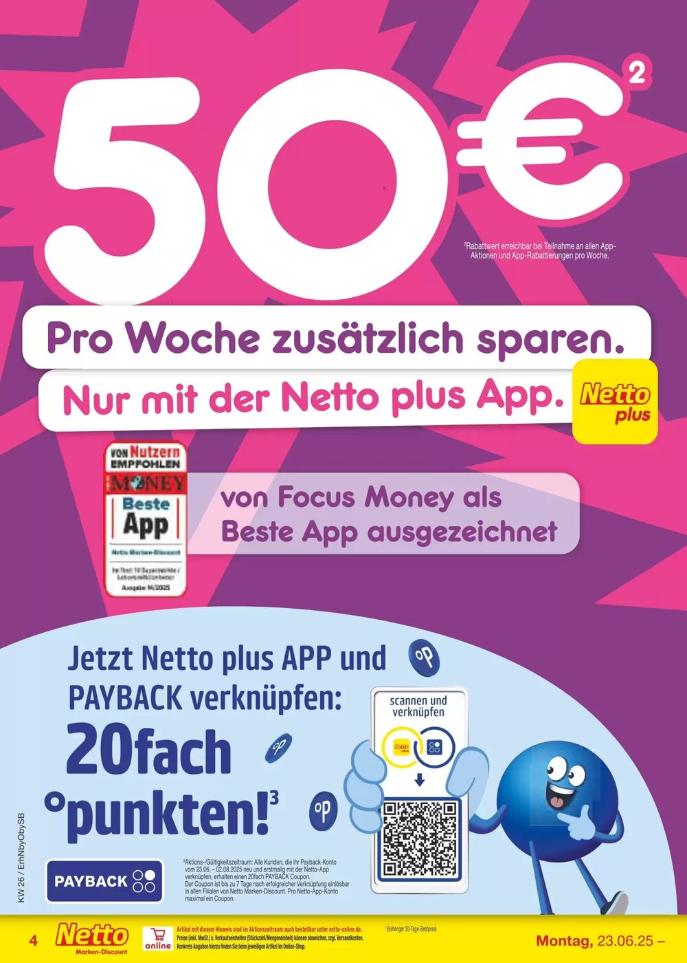 Netto Marken-Discount Prospekt (ab 23.06.2025) zum Blättern - Seite 4