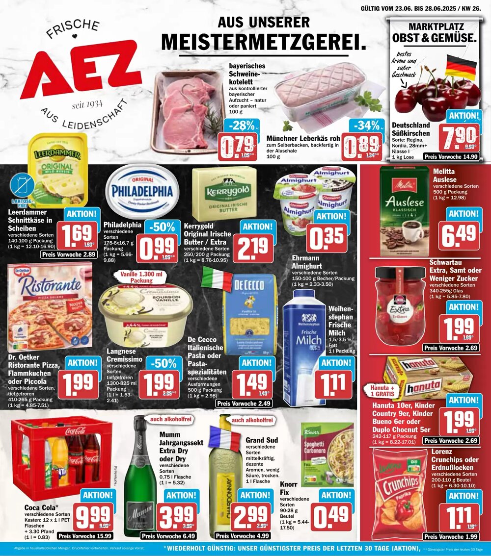 AEZ Prospekt (ab 23.06.2025) zum Blättern - Seite 1