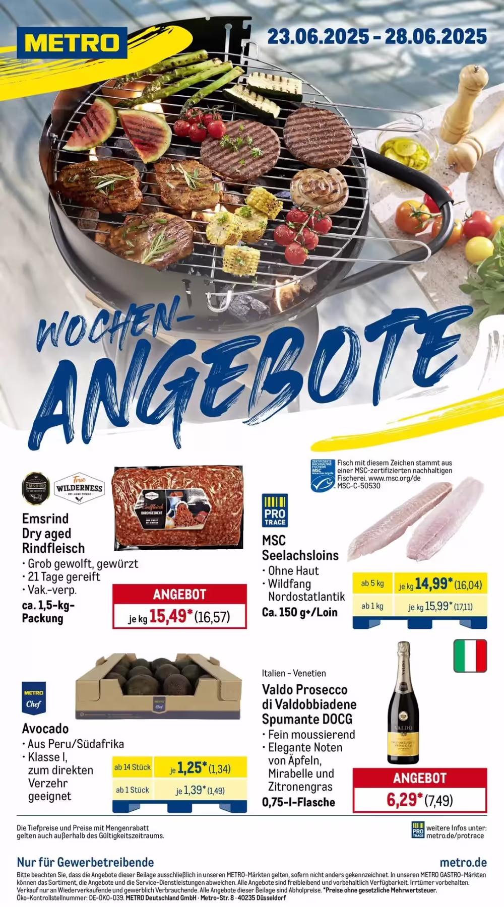 METRO Prospekt (ab 23.06.2025) zum Blättern - Seite 1