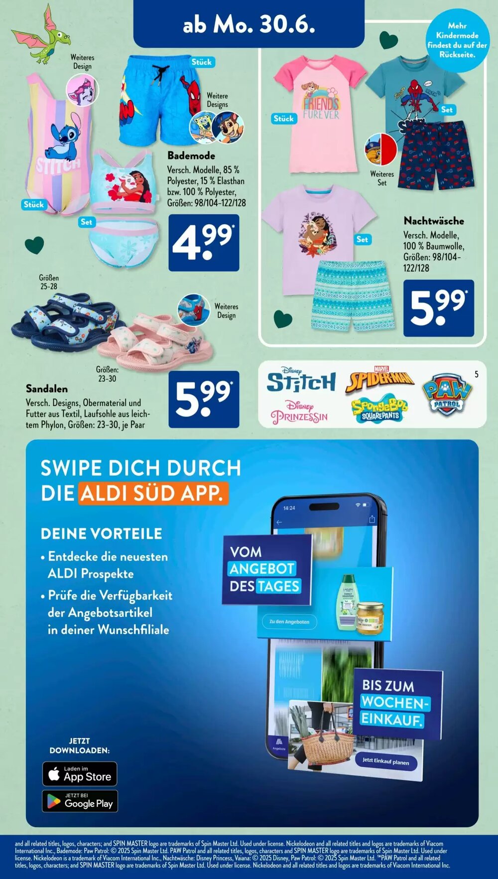 Aldi Süd Prospekt (ab 30.06.2025) zum Blättern - Seite 6