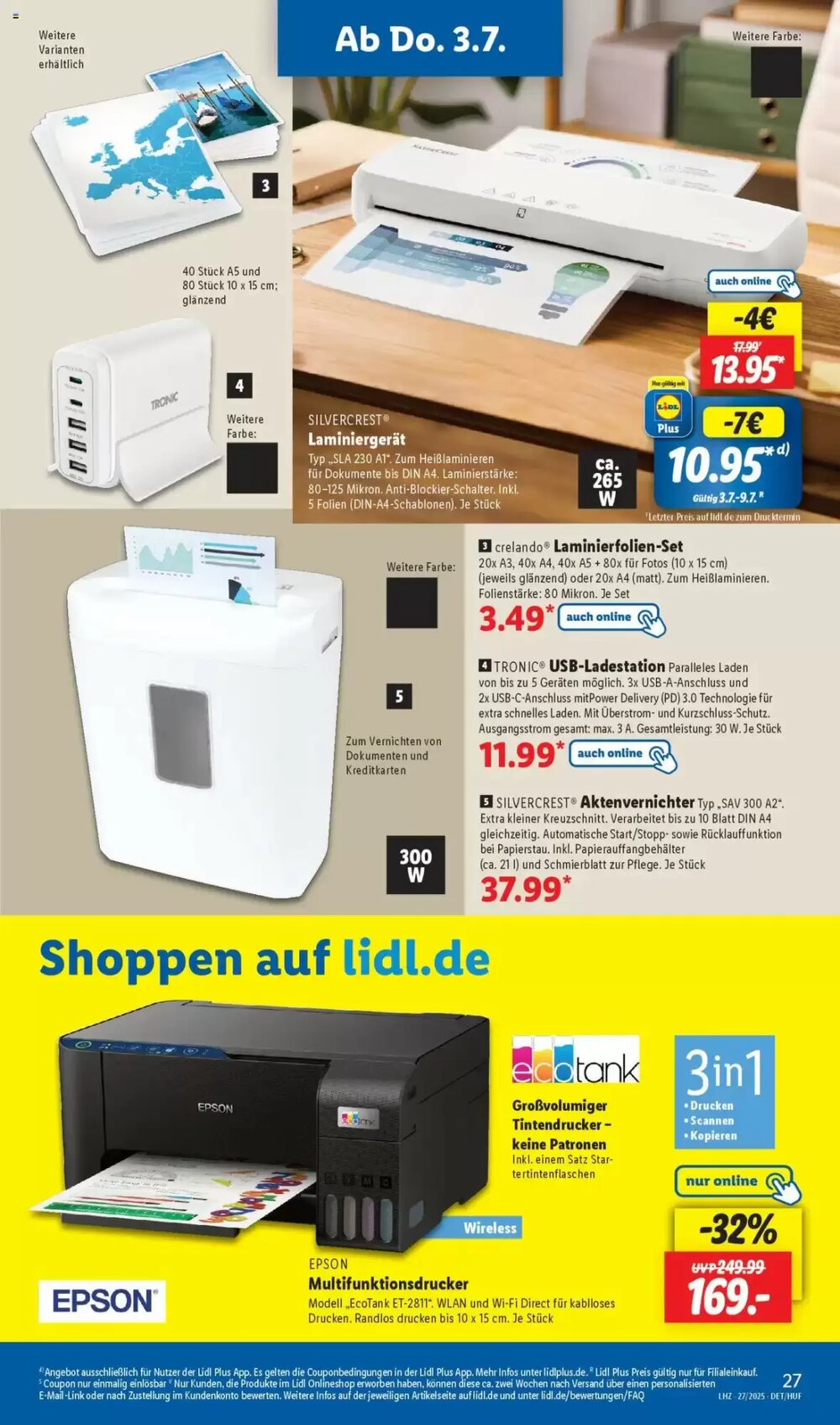 Lidl Prospekt (ab 30.06.2025) zum Blättern - Seite 15