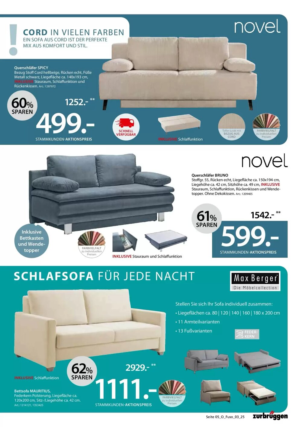 Zurbrüggen Prospekt (ab 11.09.2025) zum Blättern - Seite 5