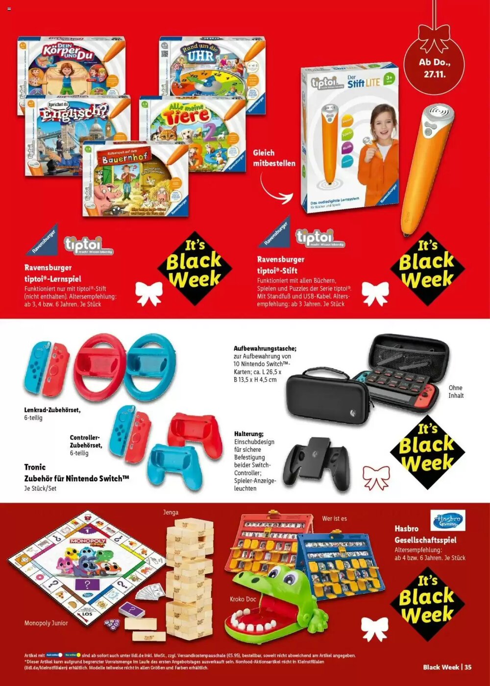 Lidl Prospekt (ab 11.10.2025) zum Blättern - Seite 35