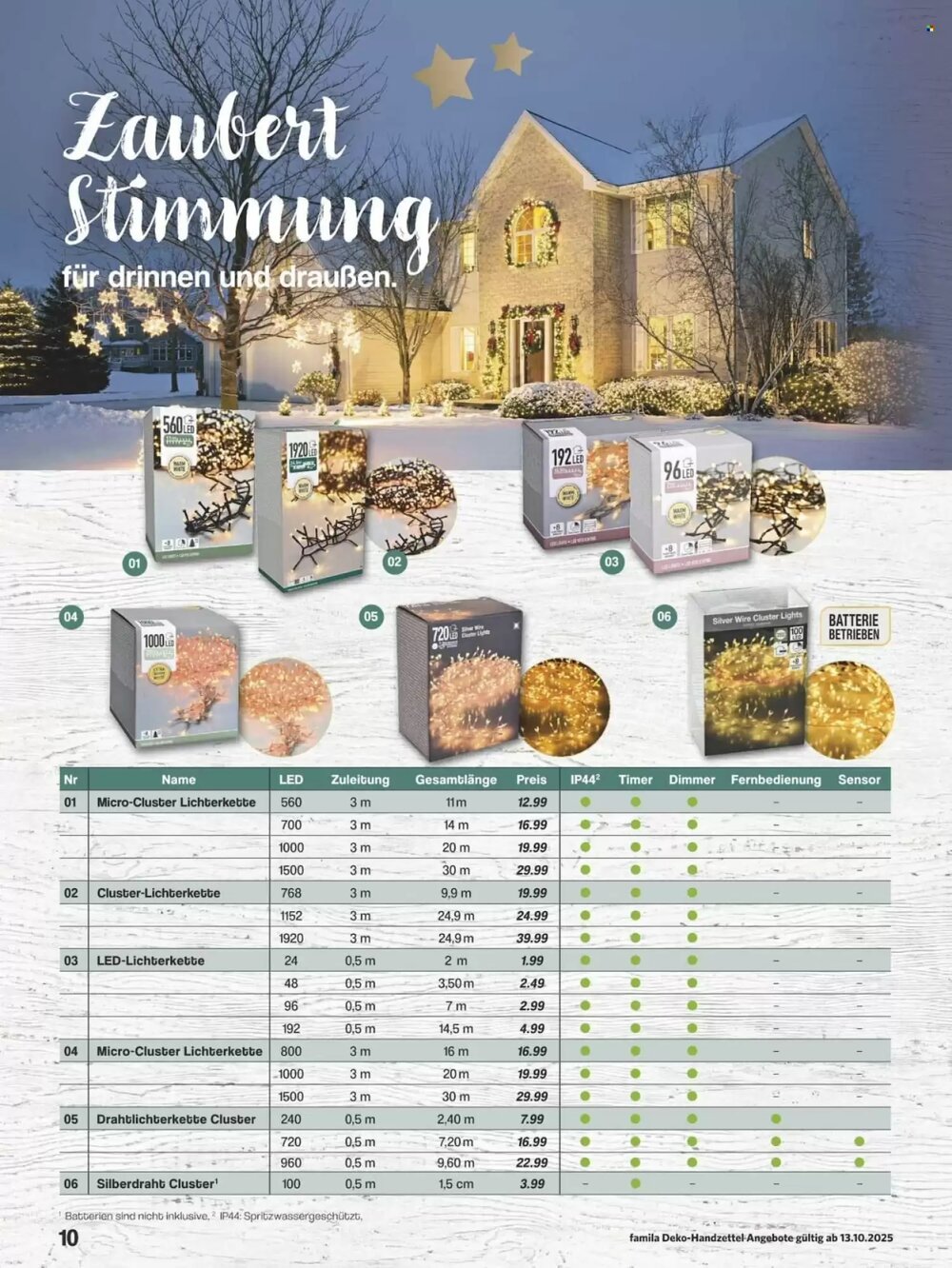 Famila Nord Ost Prospekt (ab 13.10.2025) zum Blättern - Seite 10