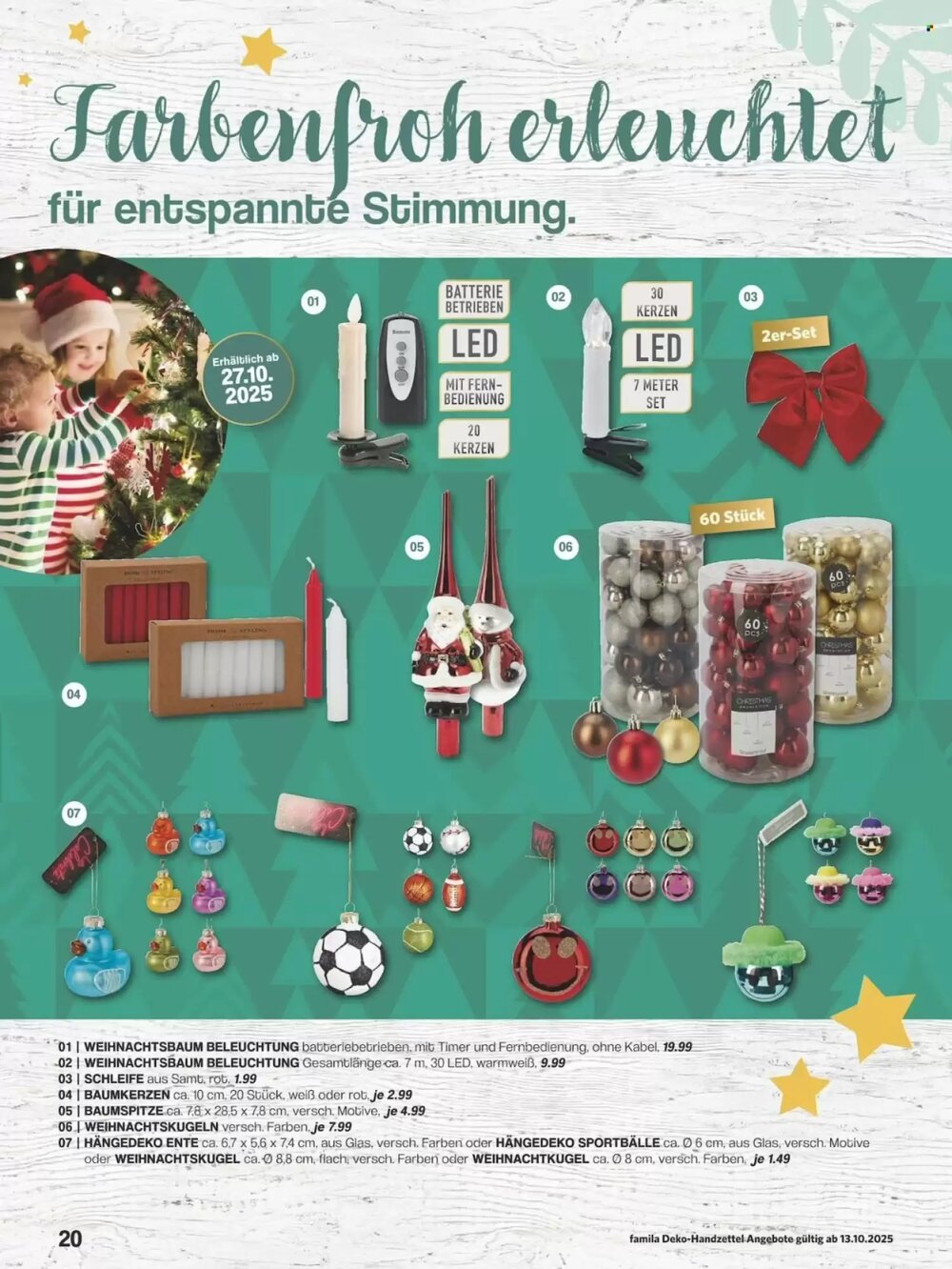 Famila Nord Ost Prospekt (ab 13.10.2025) zum Blättern - Seite 20