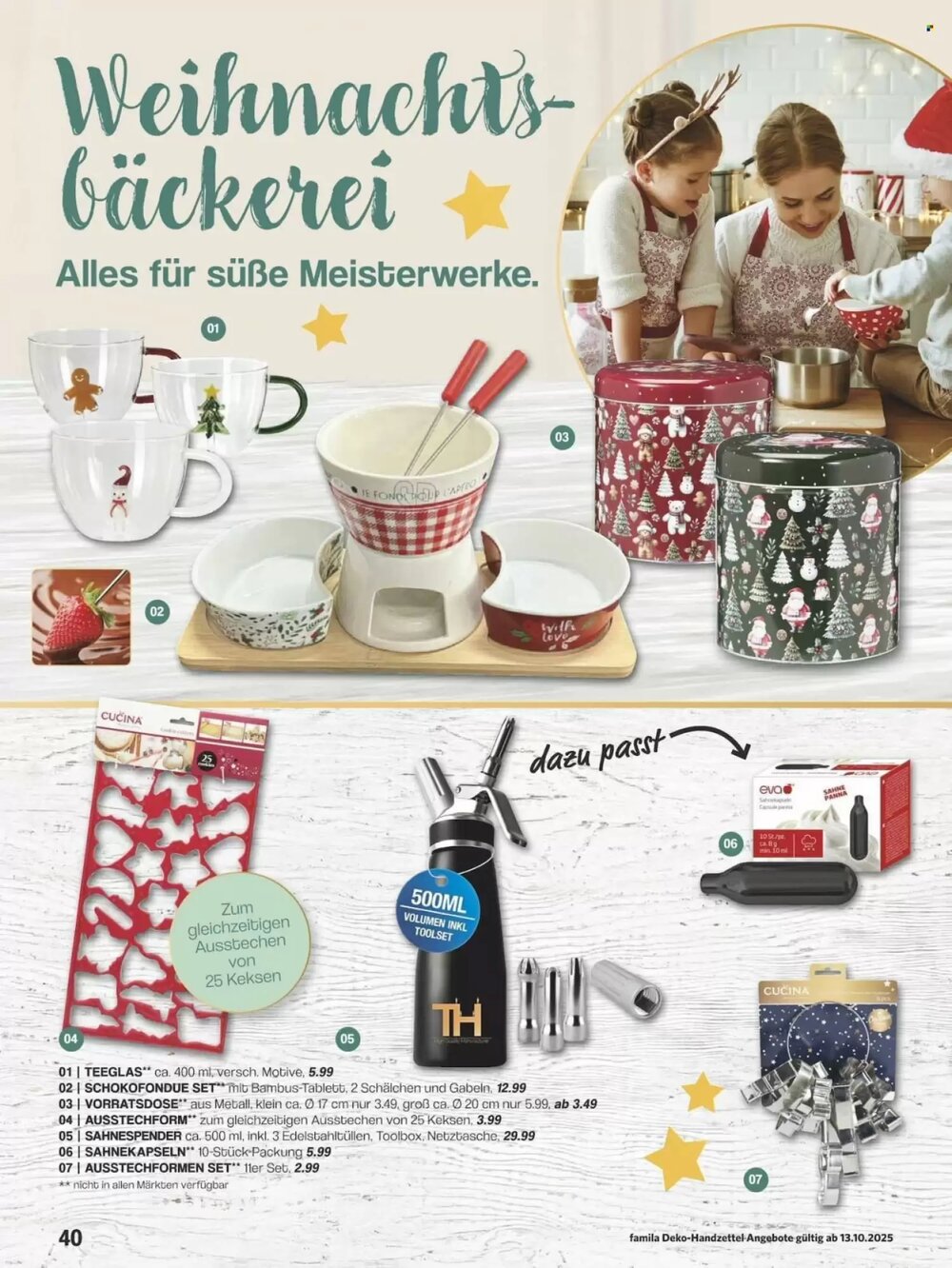 Famila Nord Ost Prospekt (ab 13.10.2025) zum Blättern - Seite 40