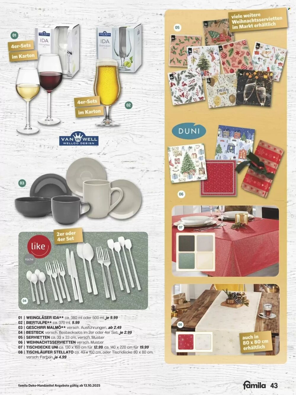 Famila Nord Ost Prospekt (ab 13.10.2025) zum Blättern - Seite 43