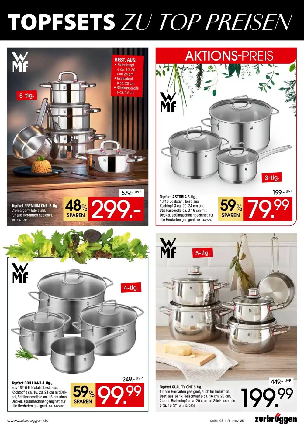 Zurbrüggen Prospekt (ab 31.10.2025) zum Blättern - Seite 5