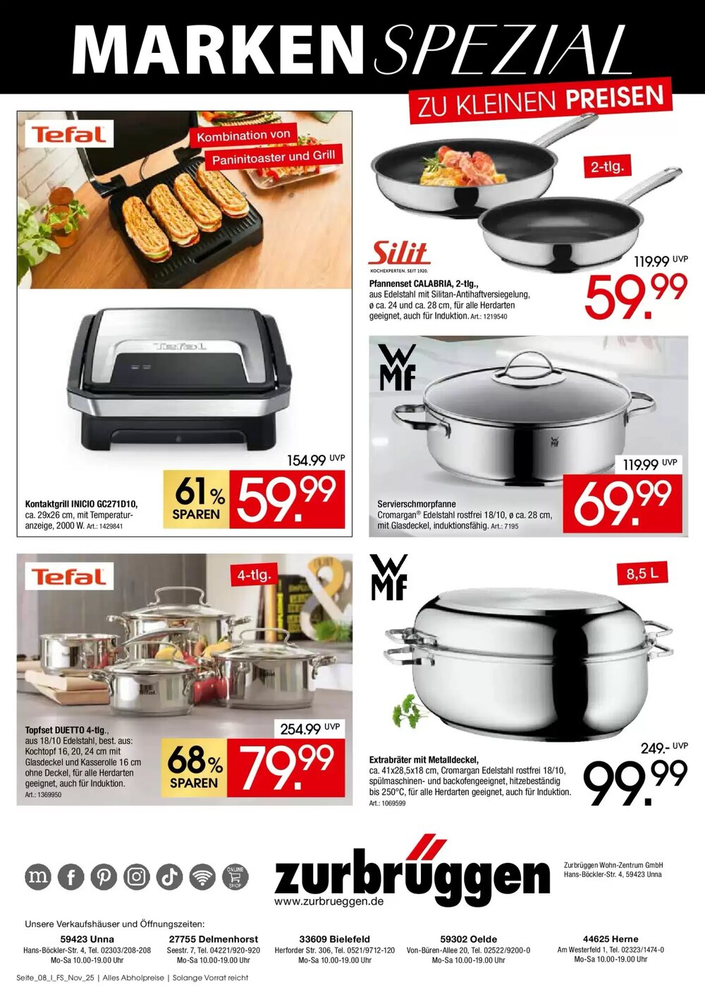 Zurbrüggen Prospekt (ab 31.10.2025) zum Blättern - Seite 8