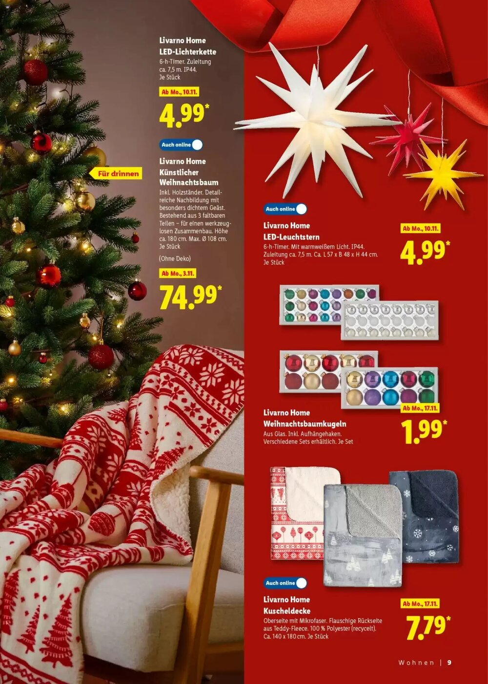 Lidl Prospekt (ab 31.10.2025) zum Blättern - Seite 9