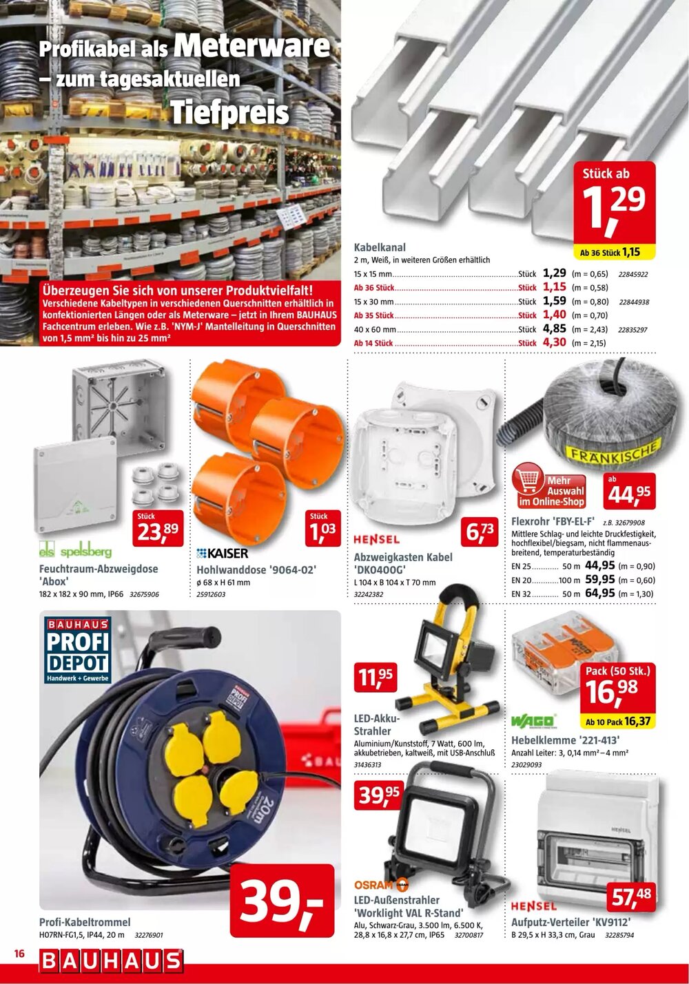 Bauhaus Prospekt (ab 01.11.2025) zum Blättern - Seite 16