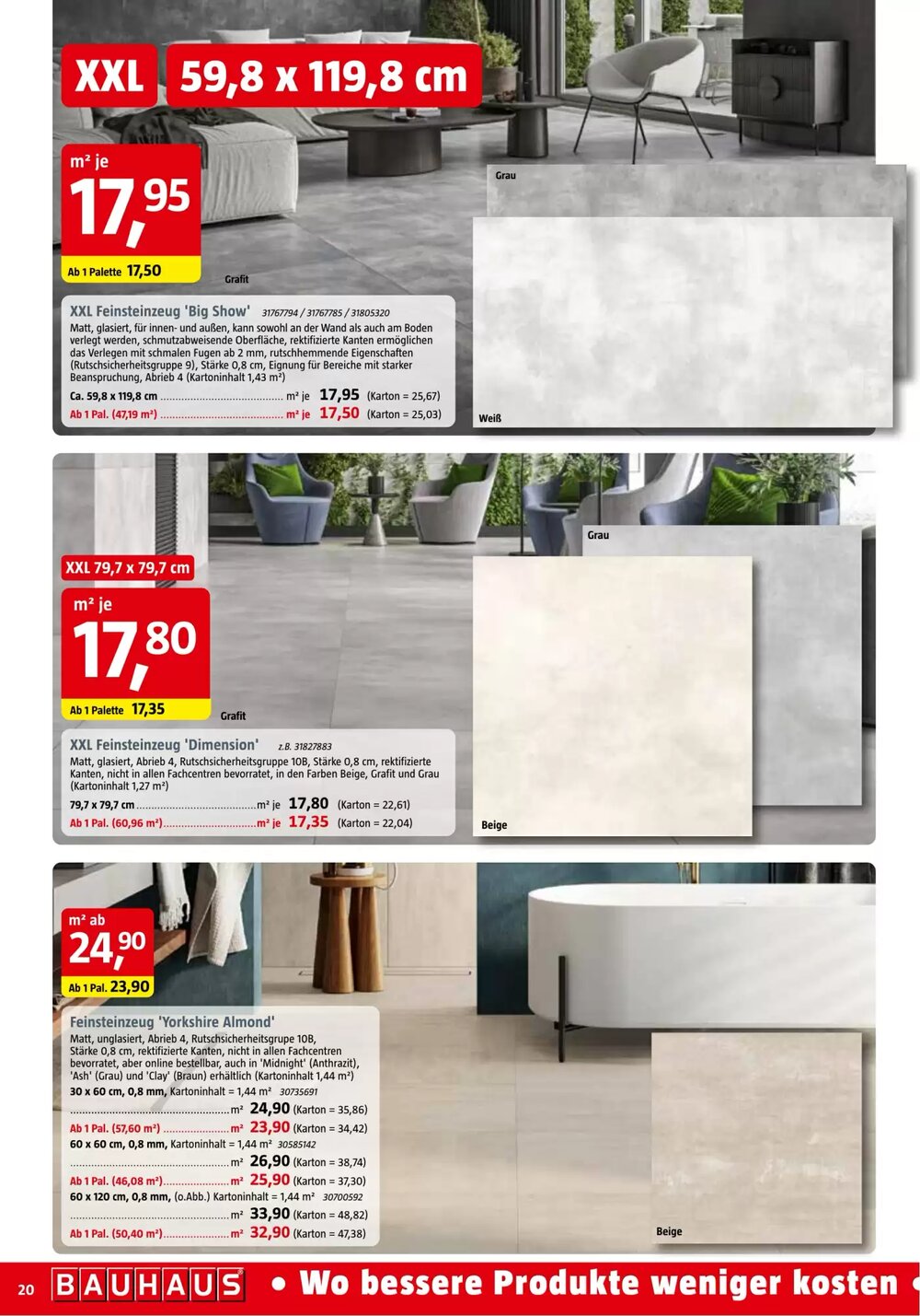 Bauhaus Prospekt (ab 01.11.2025) zum Blättern - Seite 20