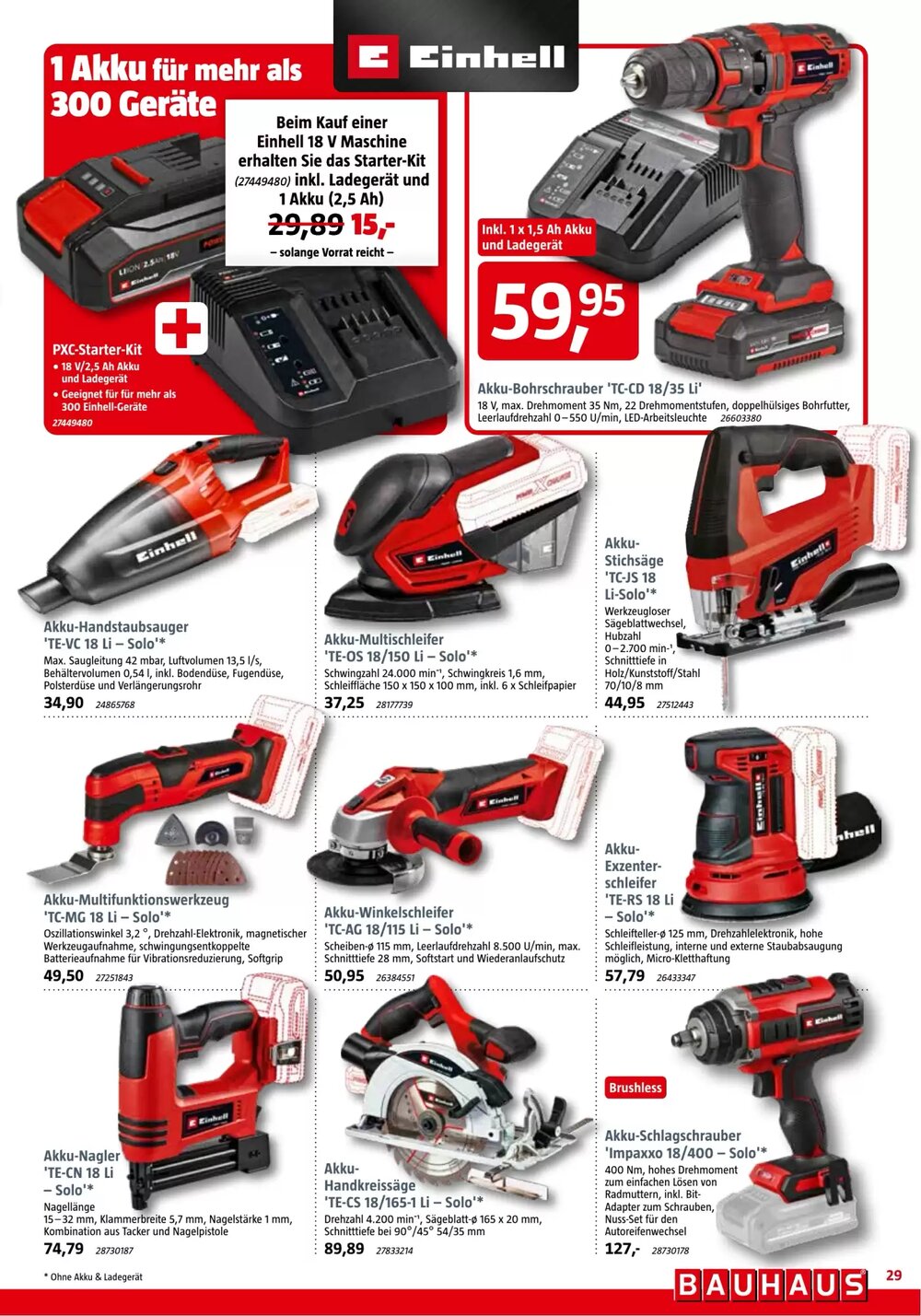 Bauhaus Prospekt (ab 01.11.2025) zum Blättern - Seite 29