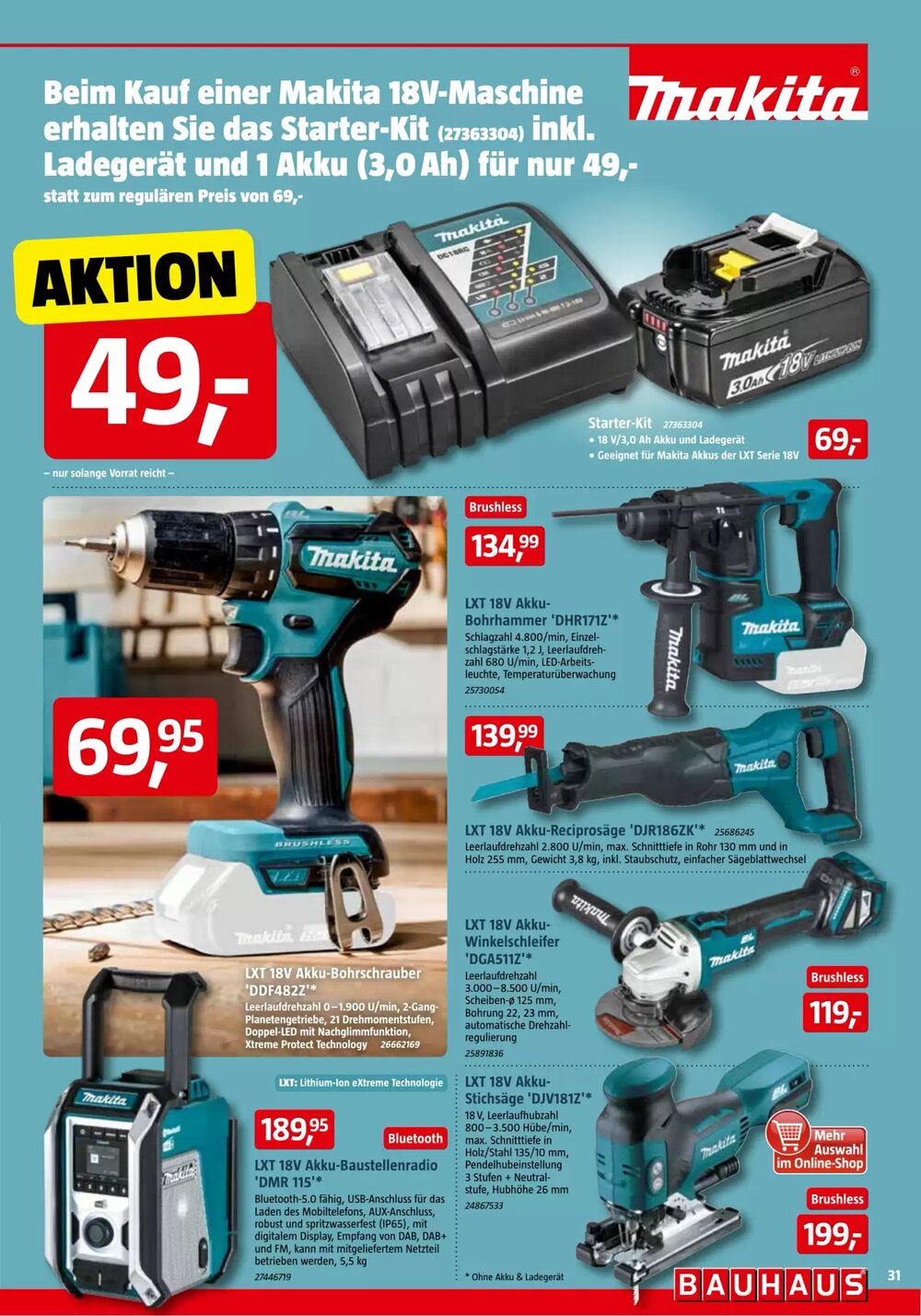 Bauhaus Prospekt (ab 01.11.2025) zum Blättern - Seite 31