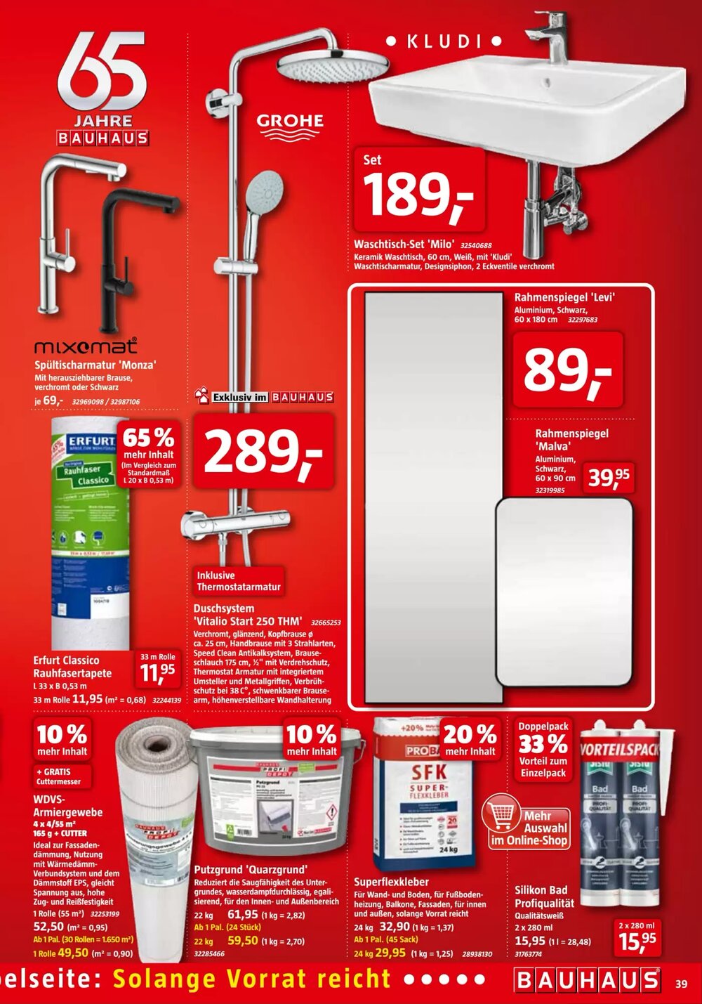 Bauhaus Prospekt (ab 01.11.2025) zum Blättern - Seite 39