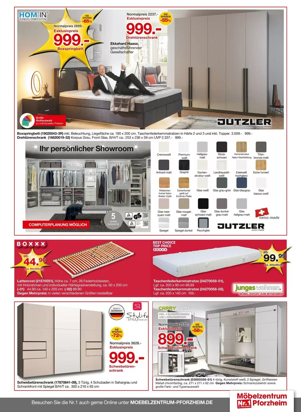 Möbelzentrum Pforzheim Prospekt (ab 08.11.2025) zum Blättern - Seite 35