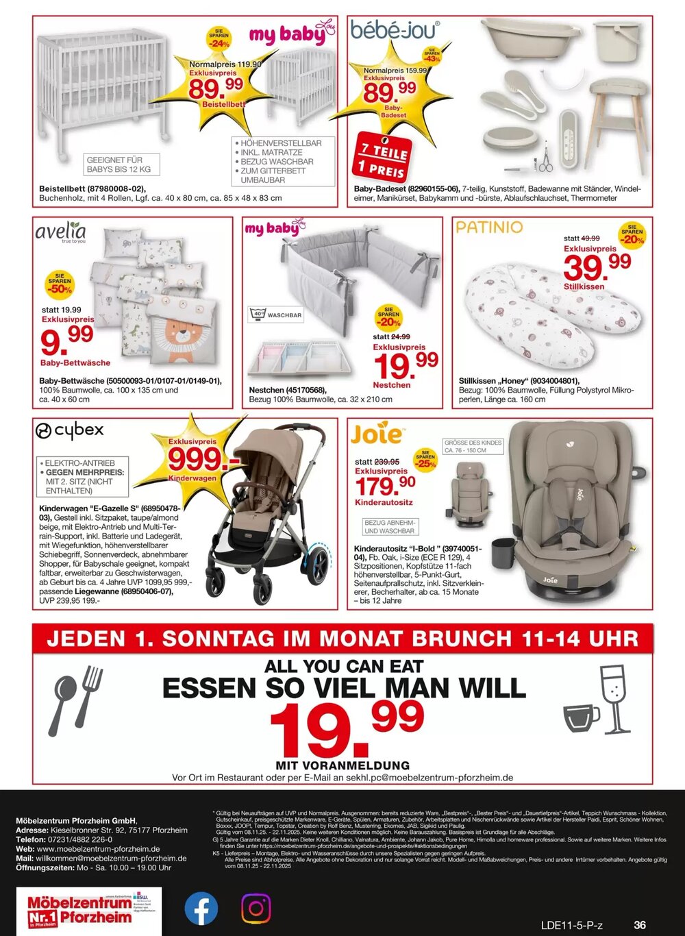 Möbelzentrum Pforzheim Prospekt (ab 08.11.2025) zum Blättern - Seite 36