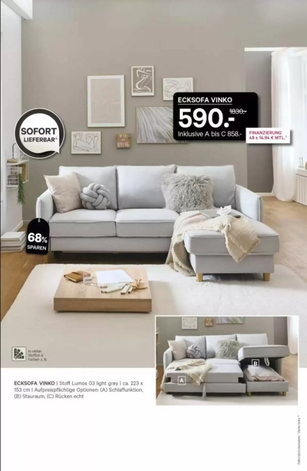 Kabs Polsterwelt Prospekt (ab 10.11.2025) zum Blättern - Seite 19