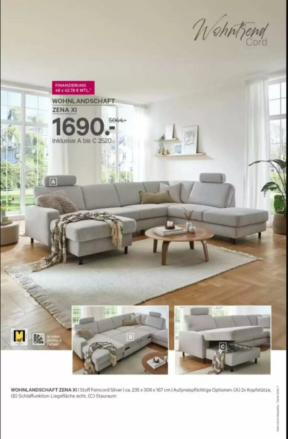 Kabs Polsterwelt Prospekt (ab 10.11.2025) zum Blättern - Seite 23