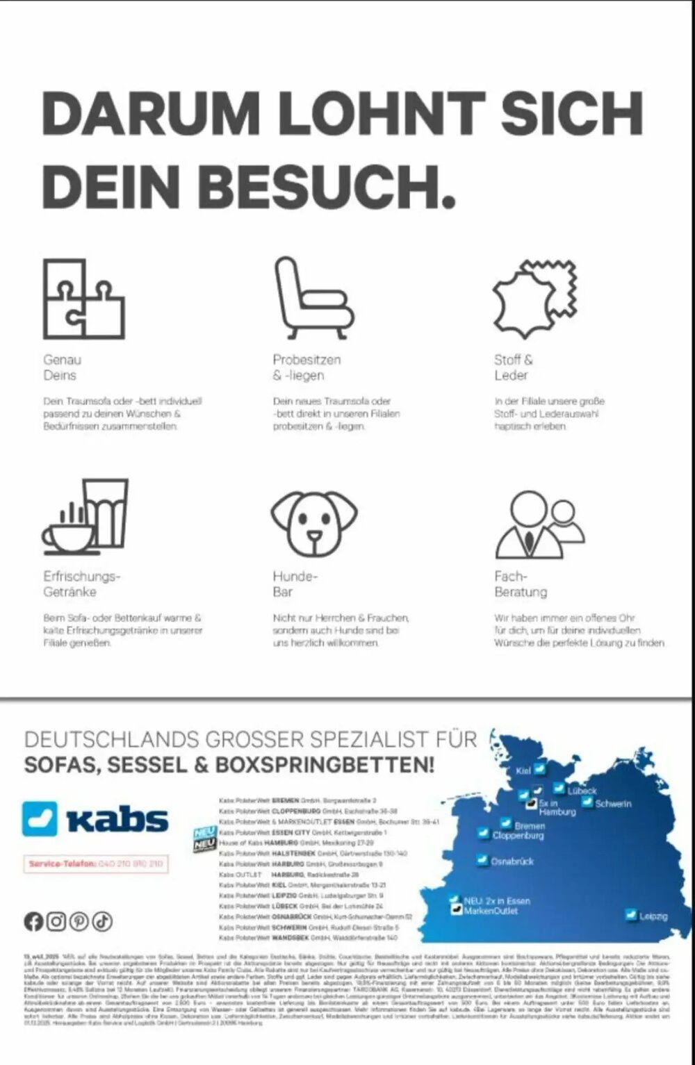 Kabs Polsterwelt Prospekt (ab 10.11.2025) zum Blättern - Seite 41