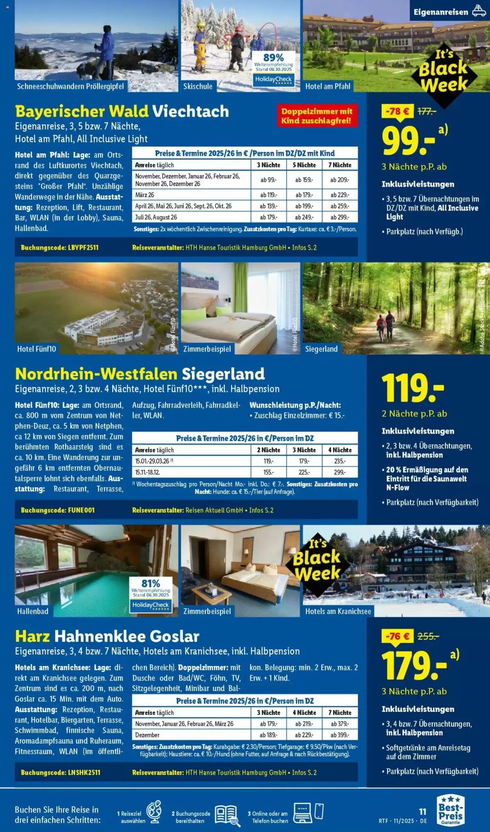 Lidl Reisen Prospekt (ab 12.11.2025) zum Blättern - Seite 11