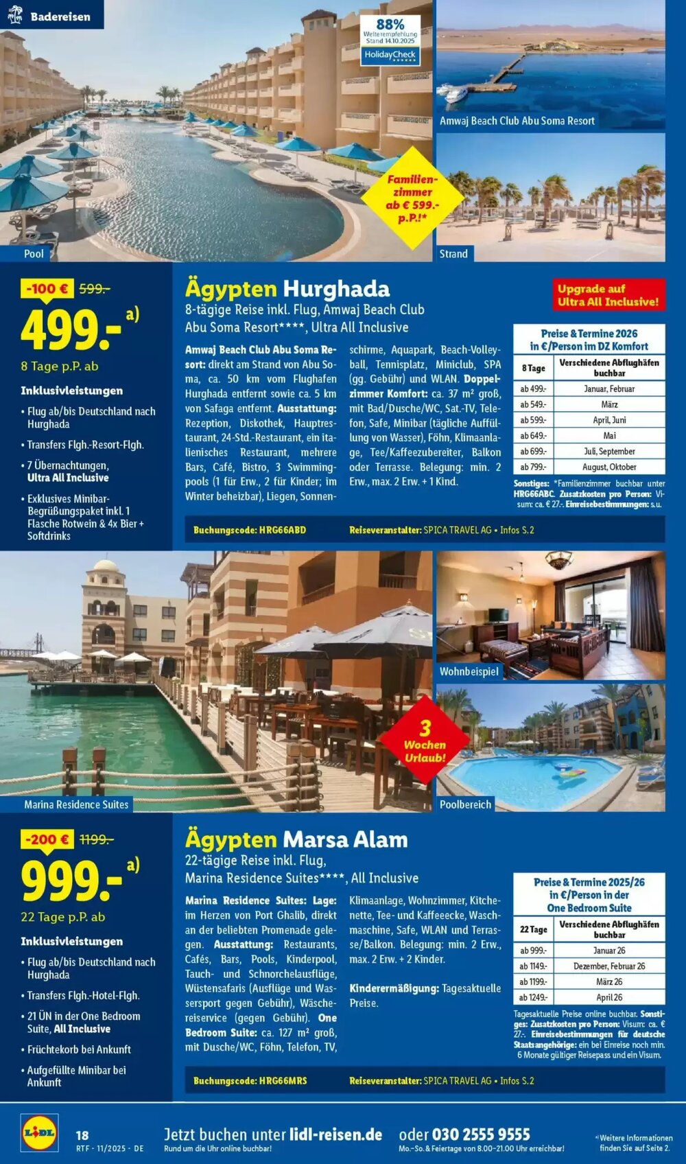 Lidl Reisen Prospekt (ab 12.11.2025) zum Blättern - Seite 18