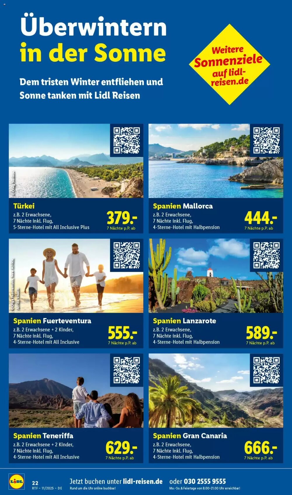 Lidl Reisen Prospekt (ab 12.11.2025) zum Blättern - Seite 22