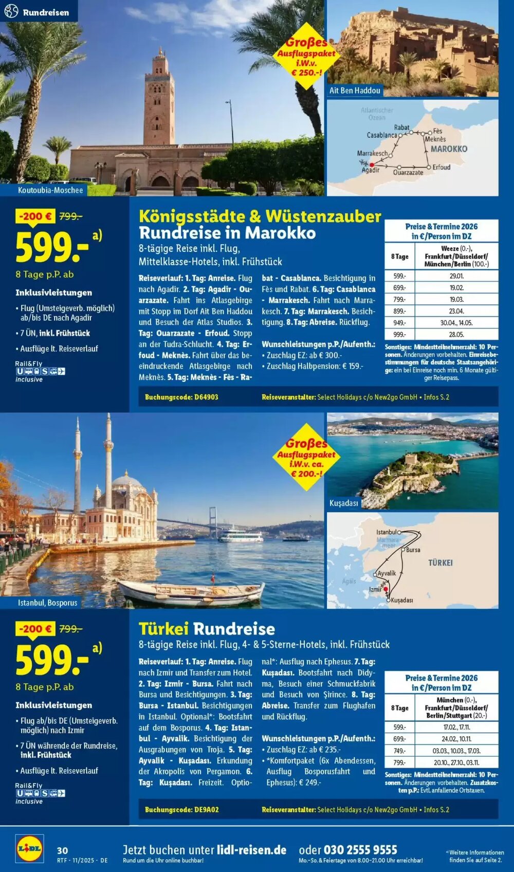 Lidl Reisen Prospekt (ab 12.11.2025) zum Blättern - Seite 30
