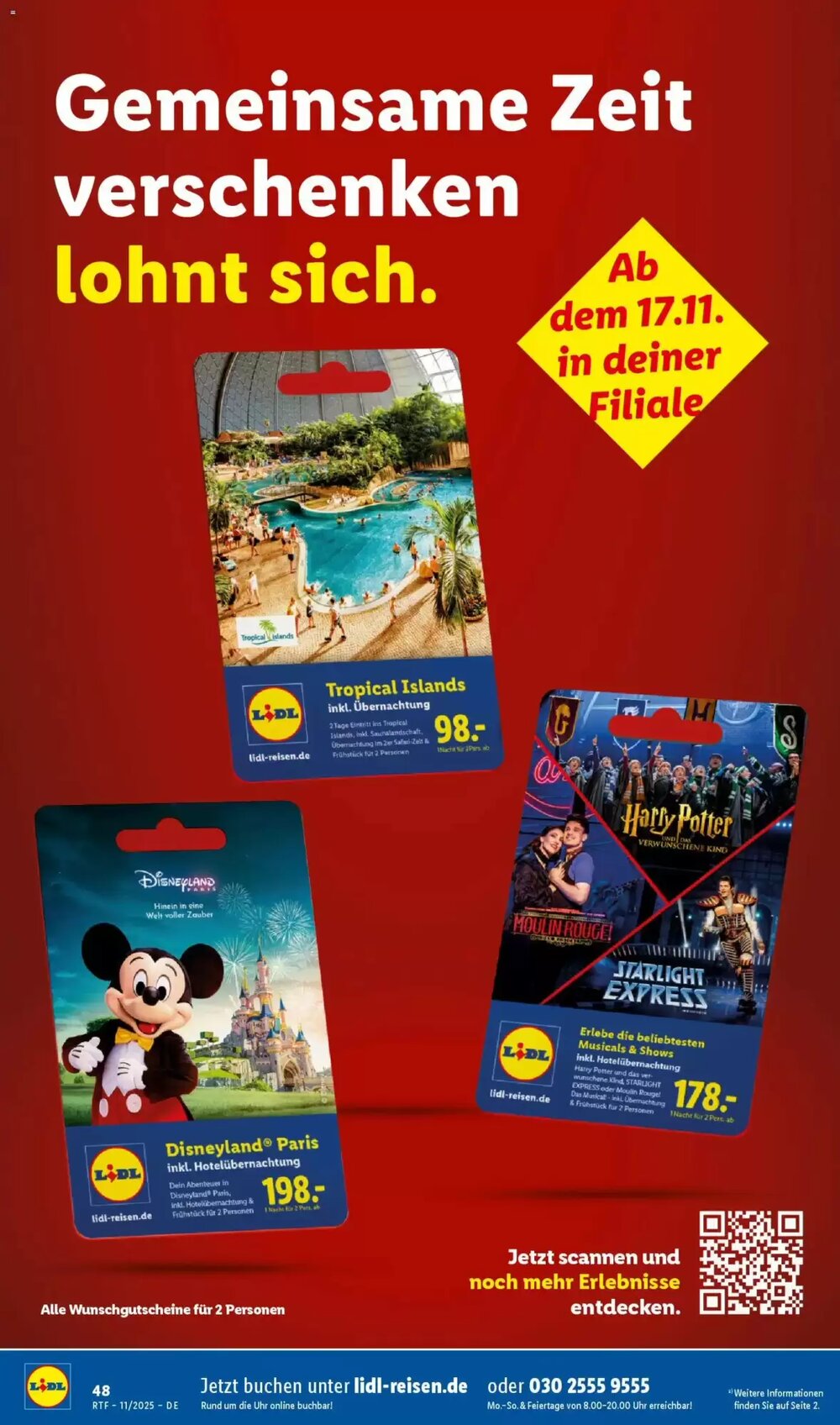 Lidl Reisen Prospekt (ab 12.11.2025) zum Blättern - Seite 48