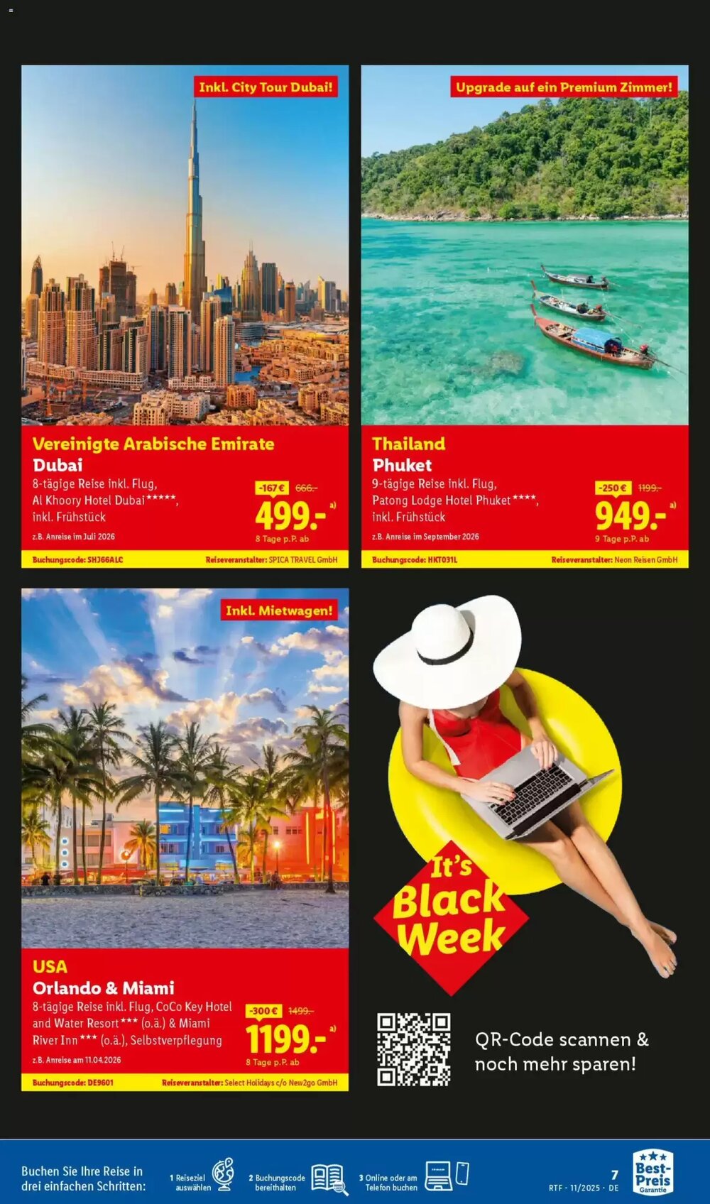 Lidl Reisen Prospekt (ab 12.11.2025) zum Blättern - Seite 7