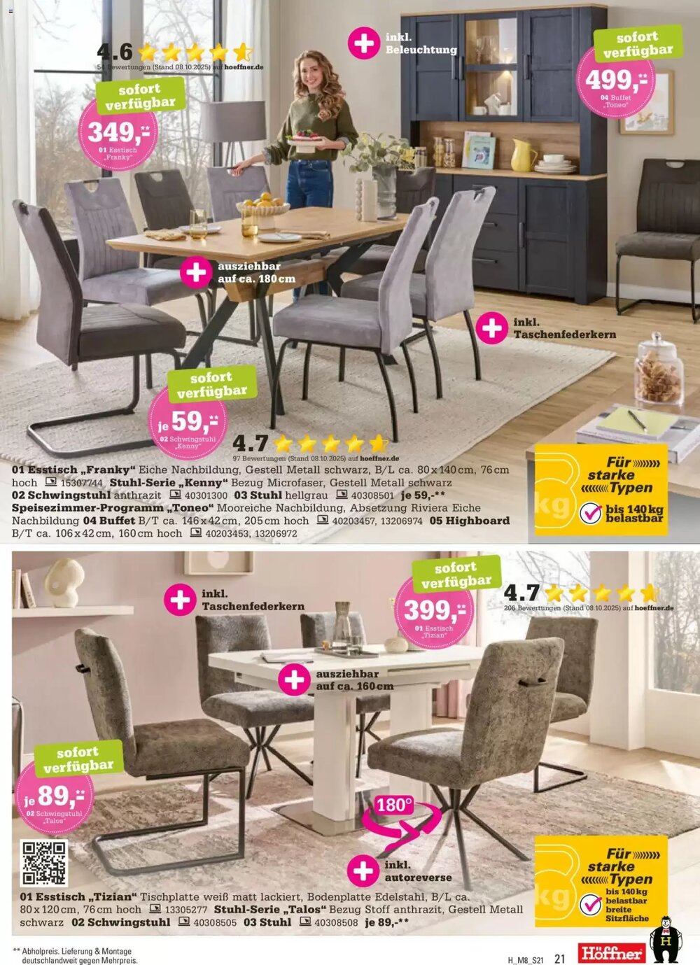 Höffner Prospekt (ab 12.11.2025) zum Blättern - Seite 21