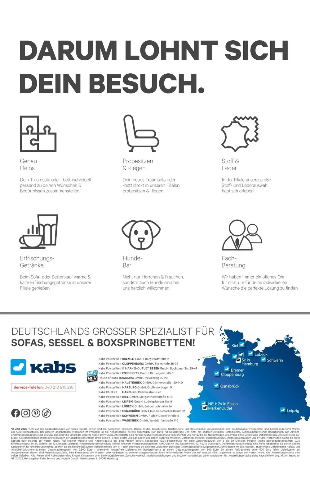 Kabs Polsterwelt Prospekt (ab 14.11.2025) zum Blättern - Seite 11