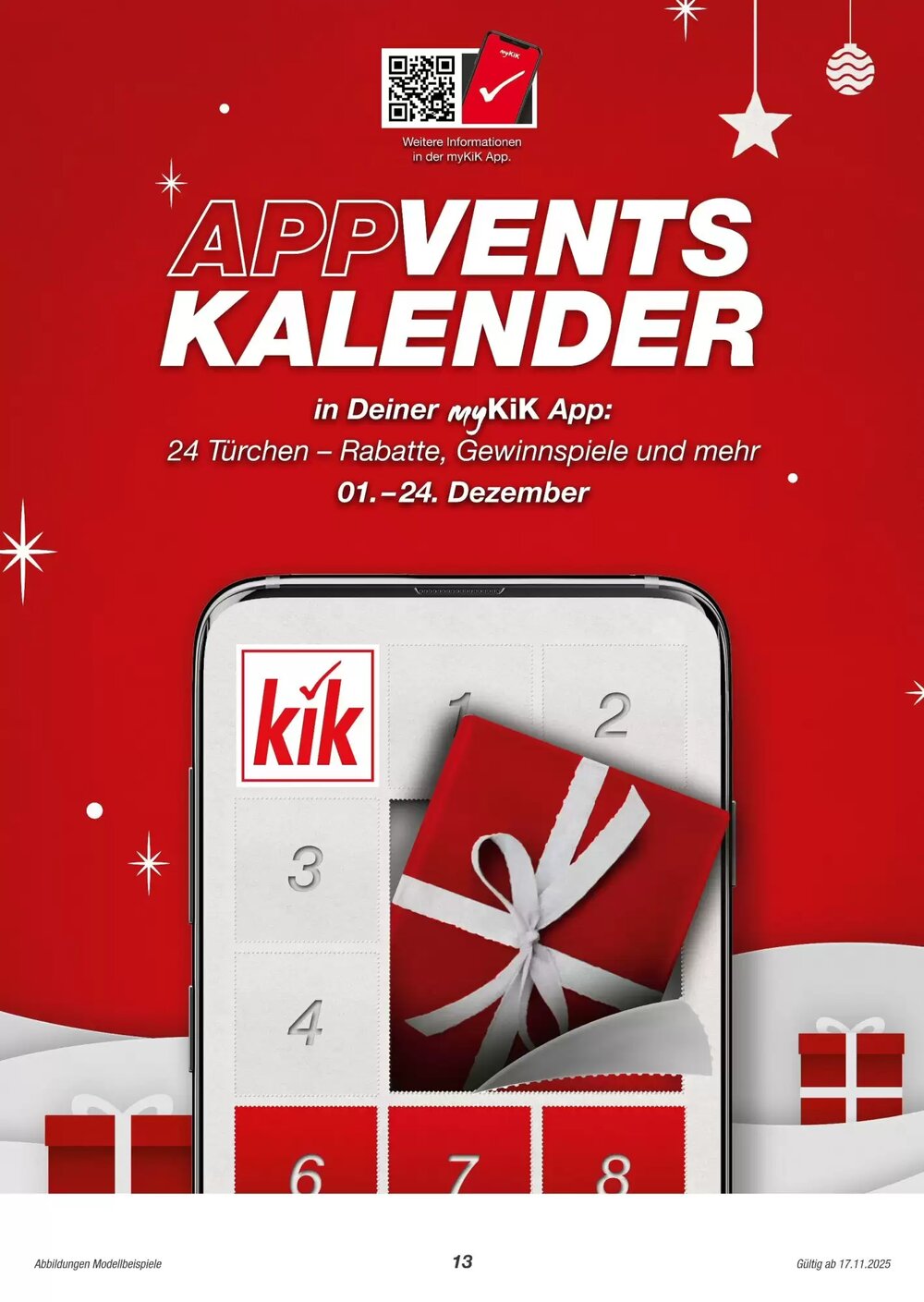 KiK Prospekt (ab 14.11.2025) zum Blättern - Seite 13